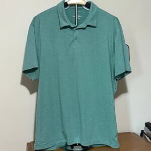 Member’s Mark Favorite Soft Polo men’s XXL collared pullover shirt. Green Sage